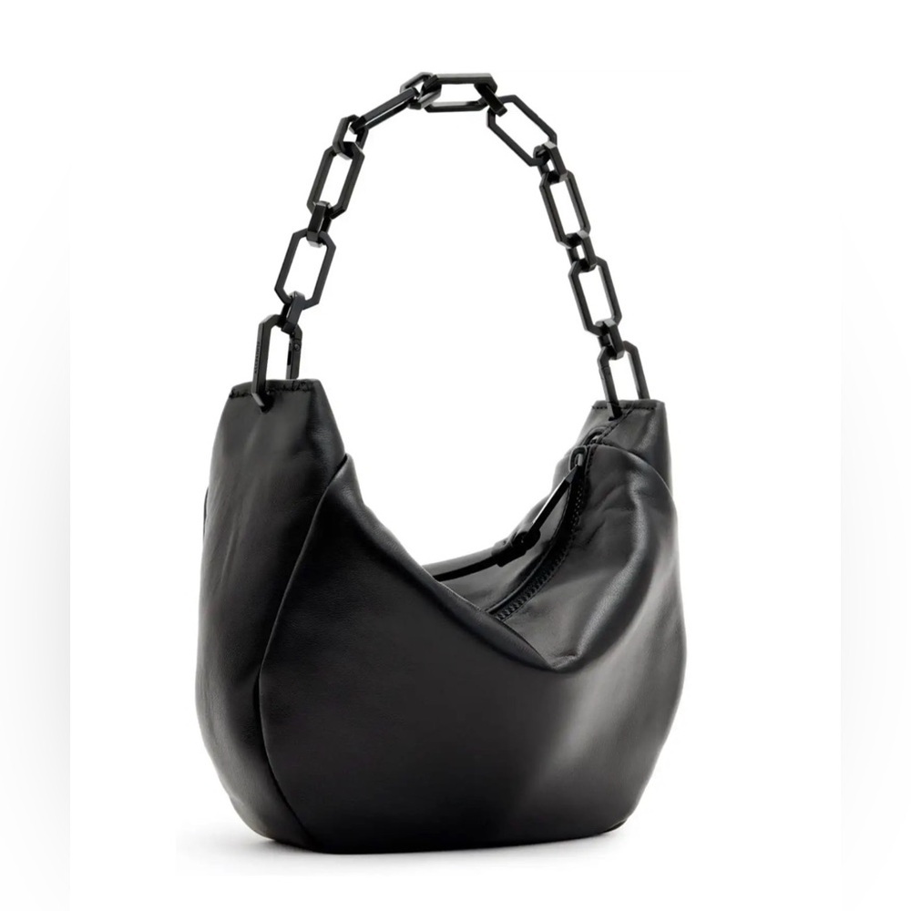 All Saints Black Hobo Bag
